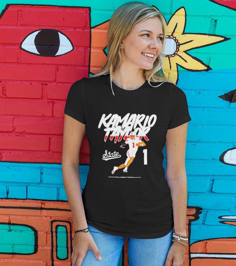 Kamario Taylor State 1 Football Player Bootleg T-Shirt