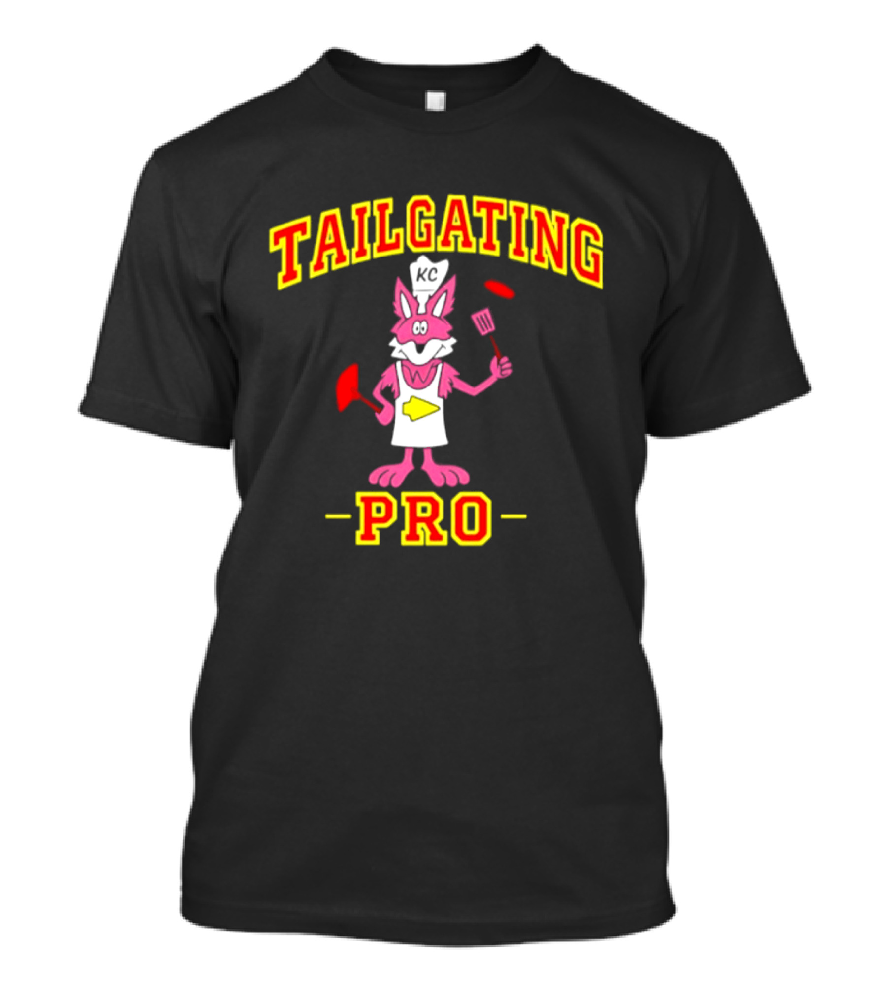 Kansas City Chiefs Tailgating Pro Cartoon Chef Fox T-Shirt