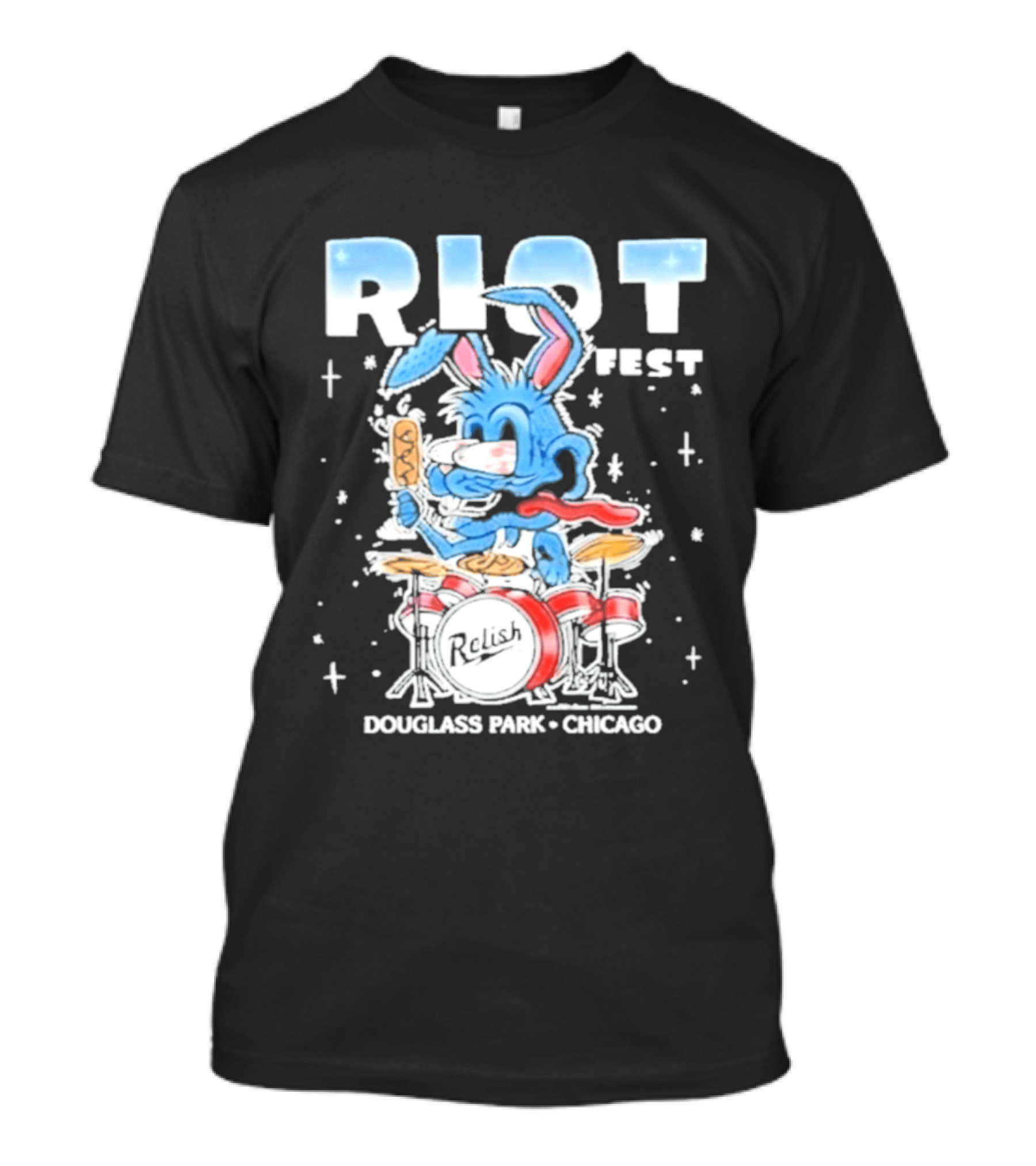 Riot Festival 2026 Douglass Park Chicago Relish Event T-Shirt