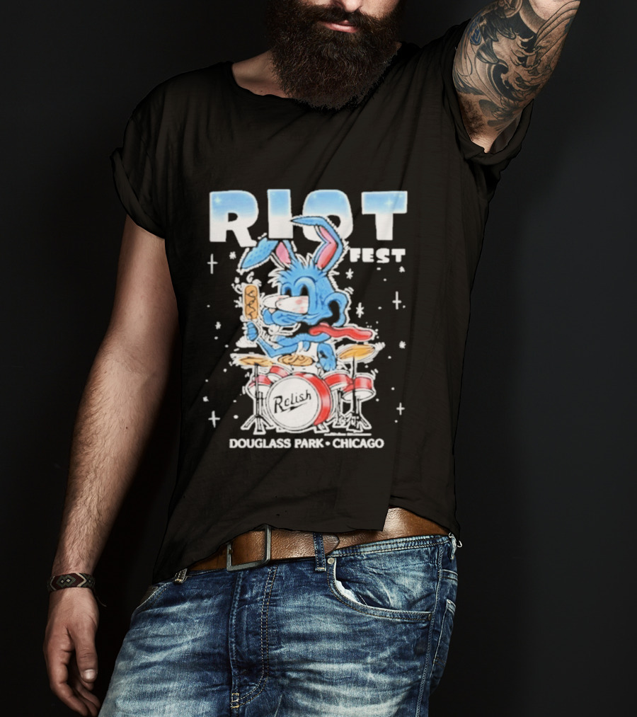 Riot Festival 2026 Douglass Park Chicago Relish Event T-Shirt
