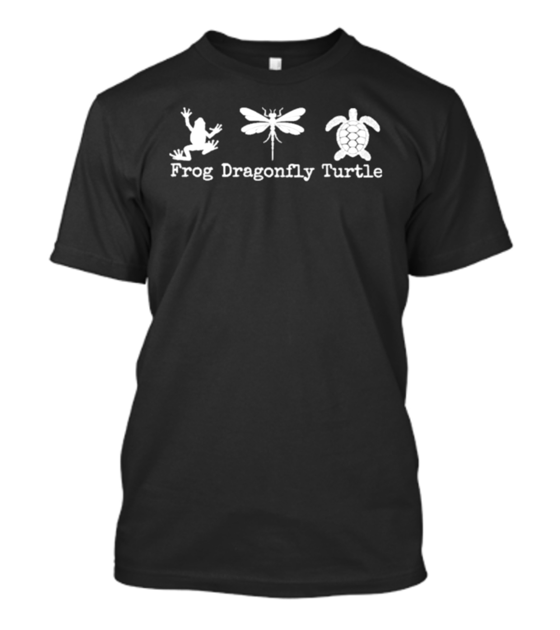 Frog Dragonfly Turtle Subtle Political Humor Men Women T-Shirt