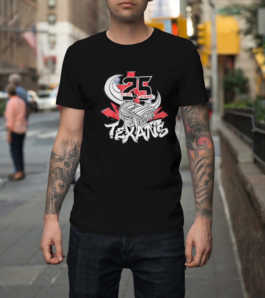 Texans 25 Seasons 2026 Est. 2002 Celebration T-Shirt