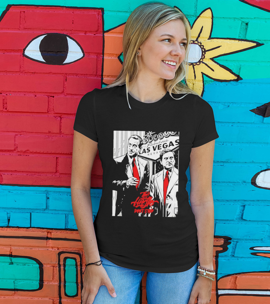 Las Vegas Casino Mobsters Red Tie T-Shirt