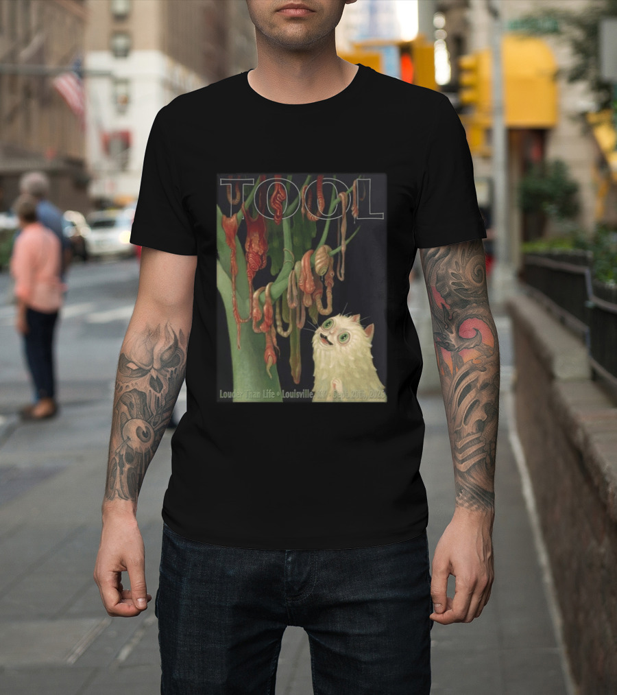TOOL Louder Than Life Louisville KY Sept 20 2026 Cat T-Shirt