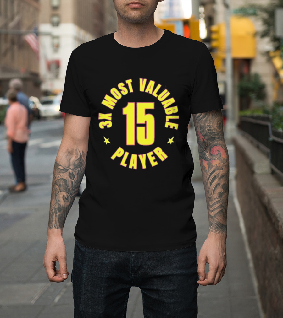 3X Most Valuable Player 15 Stars T-Shirt