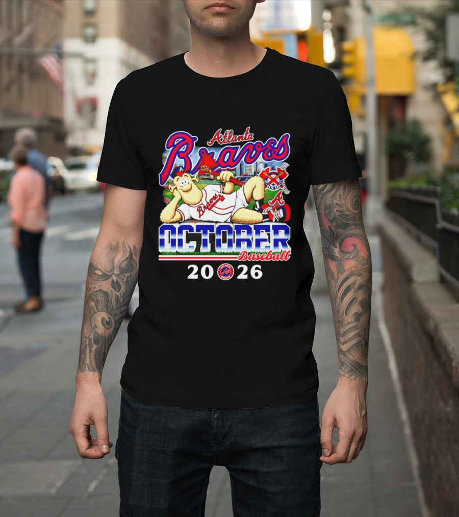 Atlanta Braves October Baseball 2026 MLB Postseason T-Shirt