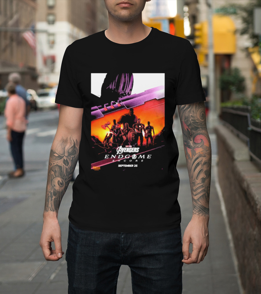 Avengers Endgame Encore Marvel Studios September 26 T-Shirt