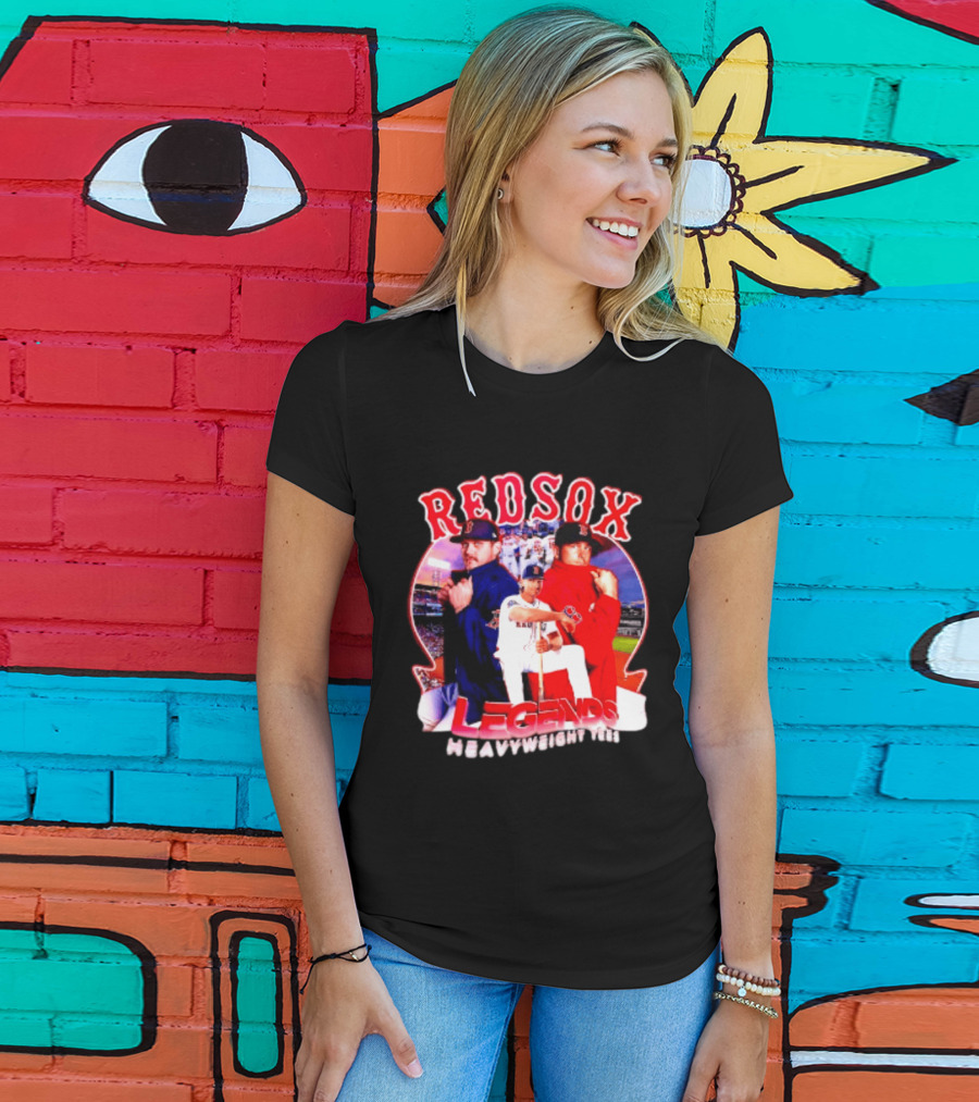 Boston Red Sox Legends Heavyweight Hits Abreu And Duran T-Shirt