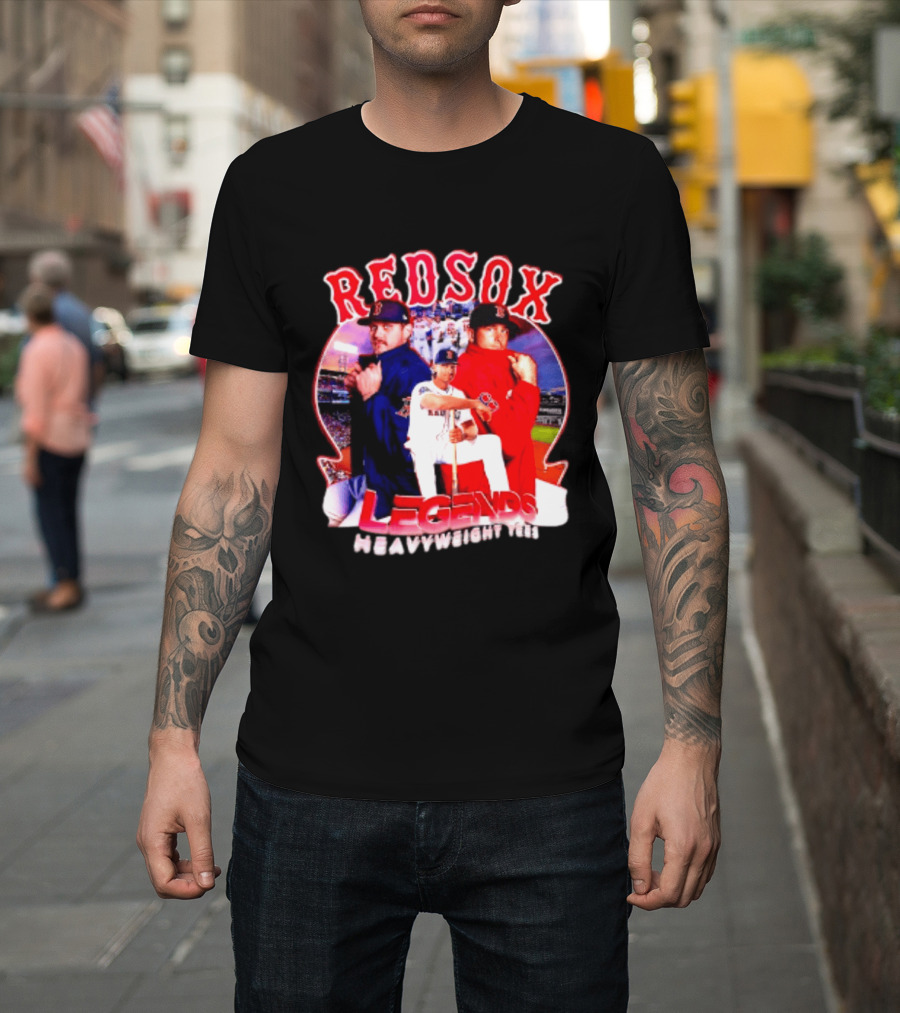 Boston Red Sox Legends Heavyweight Hits Abreu And Duran T-Shirt