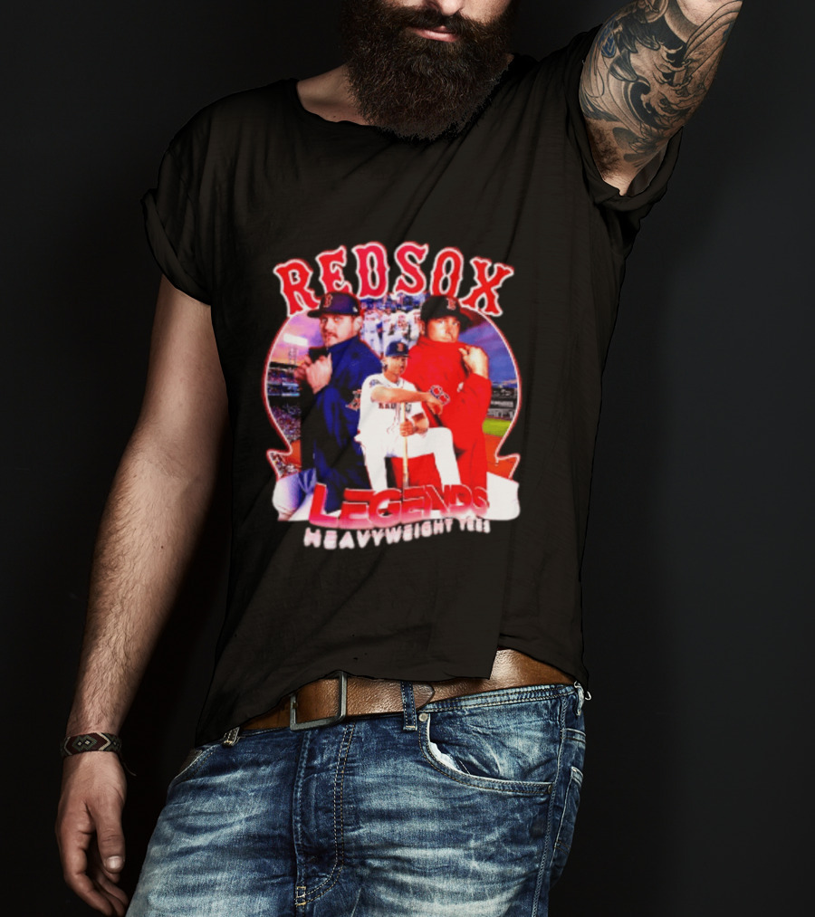 Boston Red Sox Legends Heavyweight Hits Abreu And Duran T-Shirt