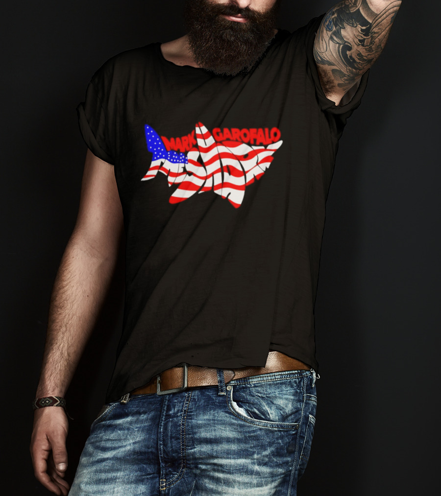 The American Muscle Shark USA Mark Garofalo Mark The Shark T-Shirt