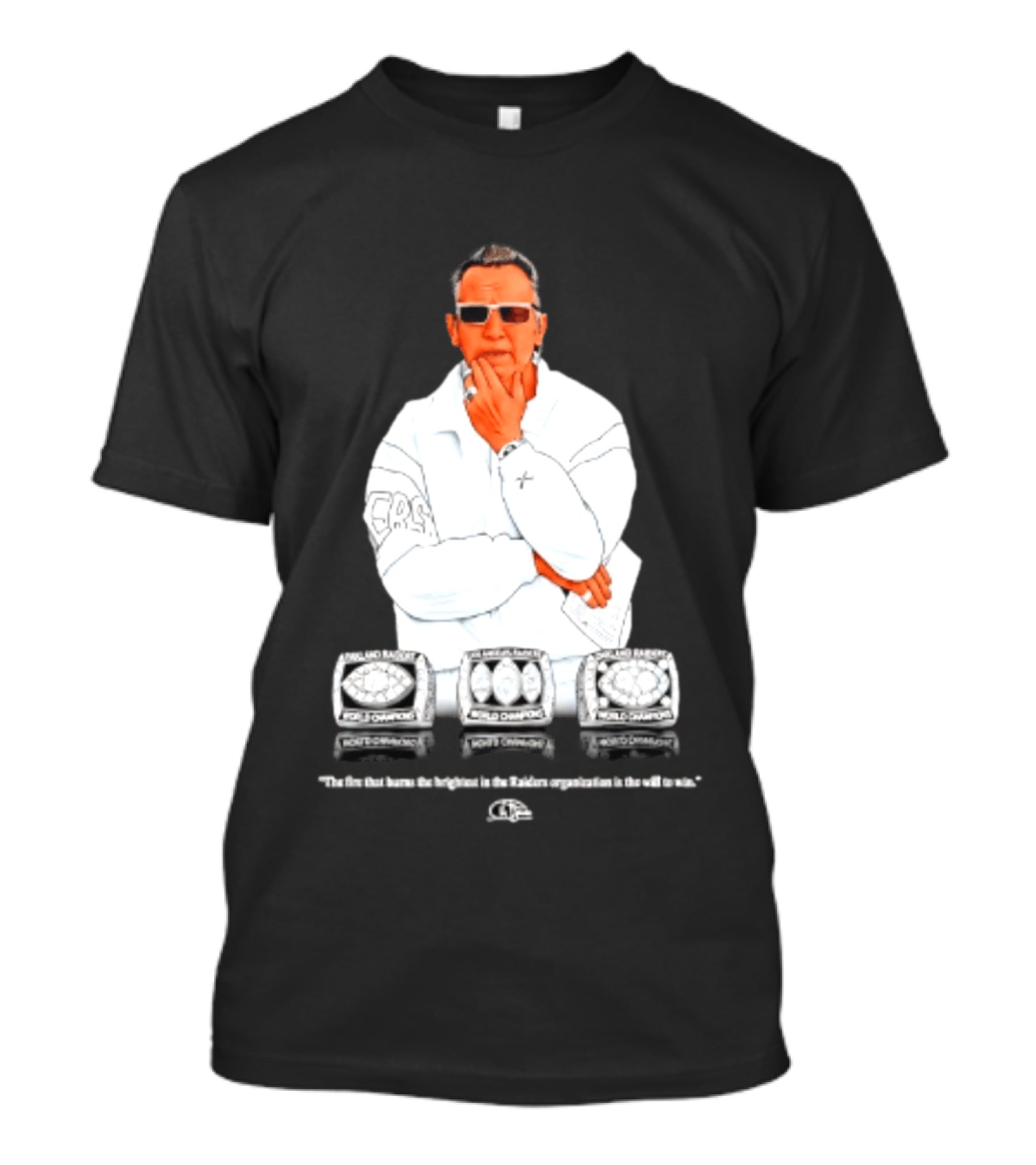 Maxx Crosby Las Vegas Raiders Al Davis World Champion Rings T-Shirt