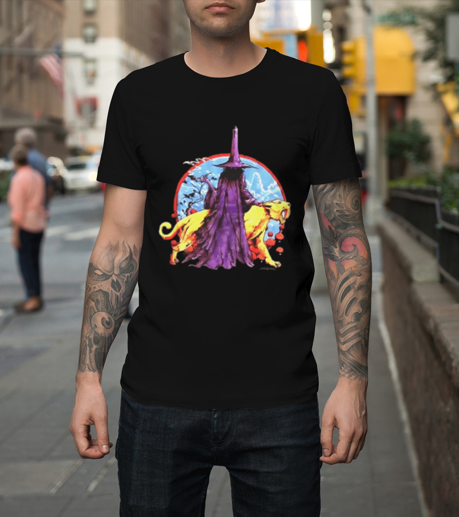 Wizard And Smilodon Super Teenage Death Star Group Intemperance Talent T-Shirt
