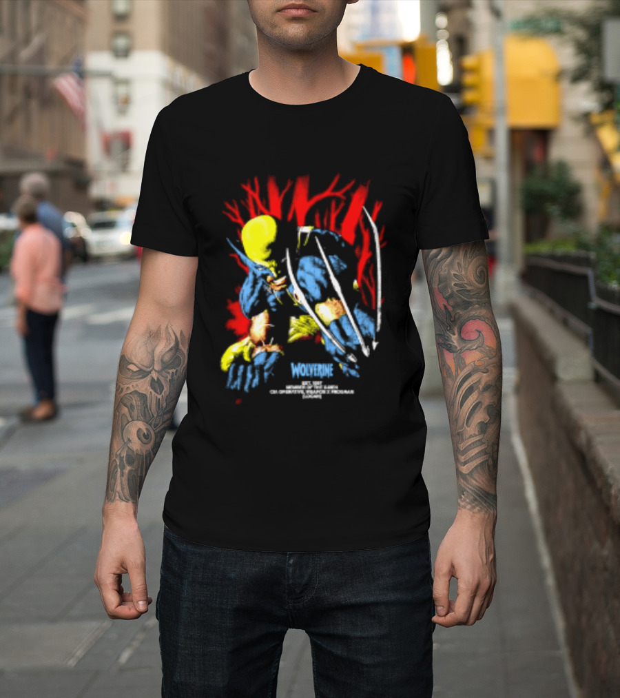 Wolverine Est 1997 Member Of X Men CIA Operative Weapon X Program Logan T-Shirt