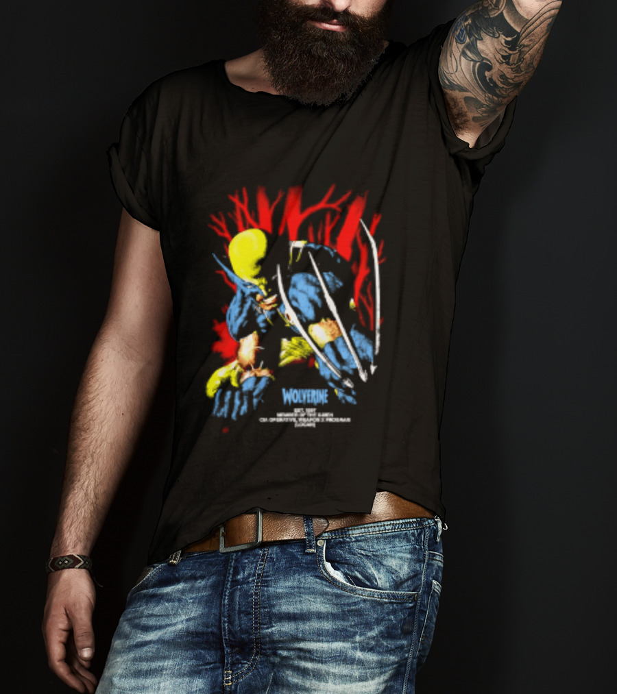 Wolverine Est 1997 Member Of X Men CIA Operative Weapon X Program Logan T-Shirt