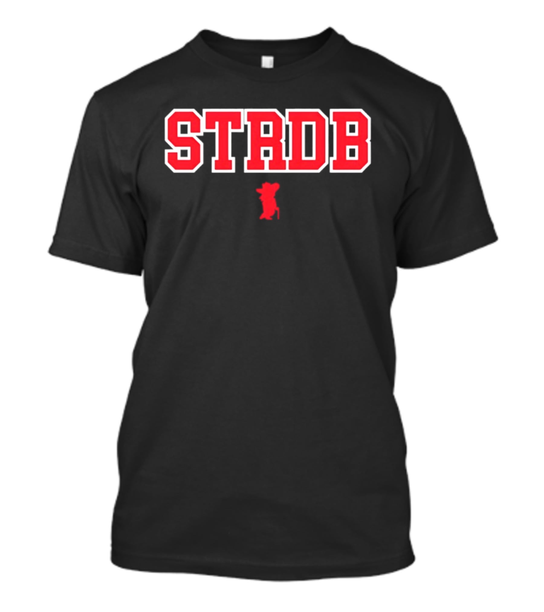 Ole Miss Rebels NCAA Football STRDB Retro Style Block Letters T-Shirt