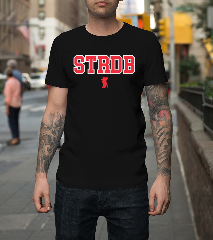 Ole Miss Rebels NCAA Football STRDB Retro Style Block Letters T-Shirt