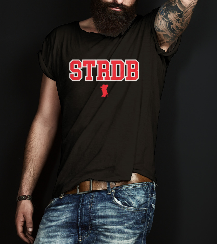 Ole Miss Rebels NCAA Football STRDB Retro Style Block Letters T-Shirt