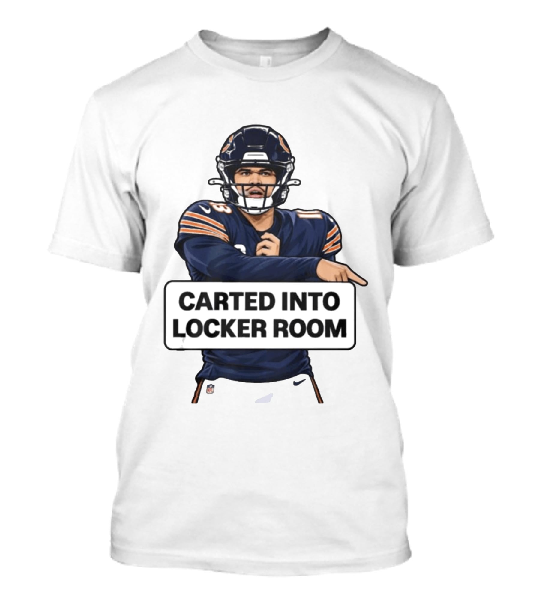 Bears QB Carted Into Locker Room T-Shirt