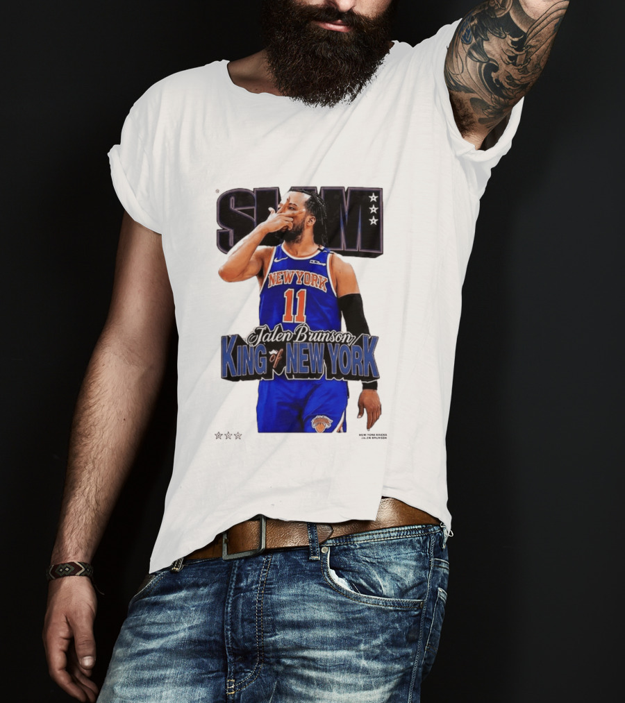 SLAM Magazine Jalen Brunson King Of New York Basketball 11 T-Shirt