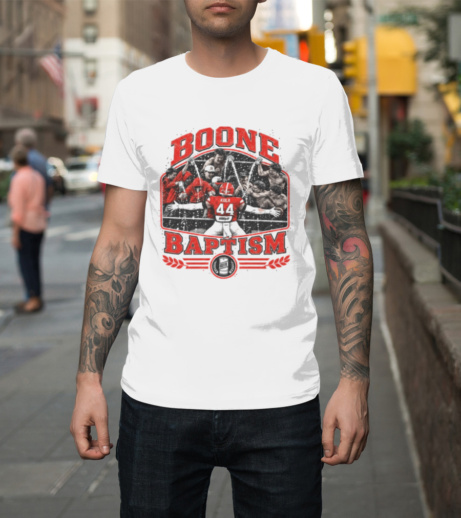 OSU Cowboy Football Boone Baptism Kola 44 T-Shirt