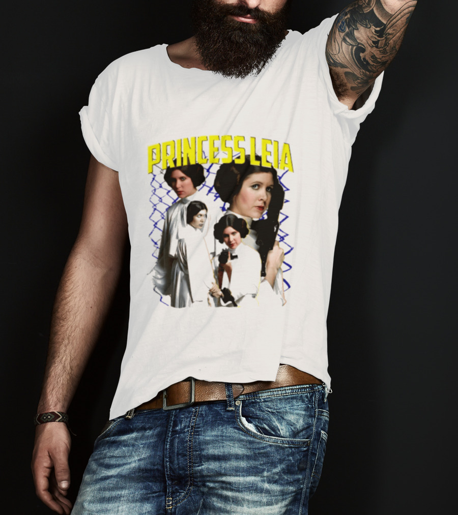 Princess Leia Star Wars Legends Bootleg Retro Fan T-Shirt
