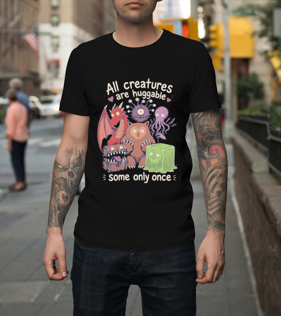 Dungeons & Dragons Creatures Huggable Once Cute Monster T-Shirt