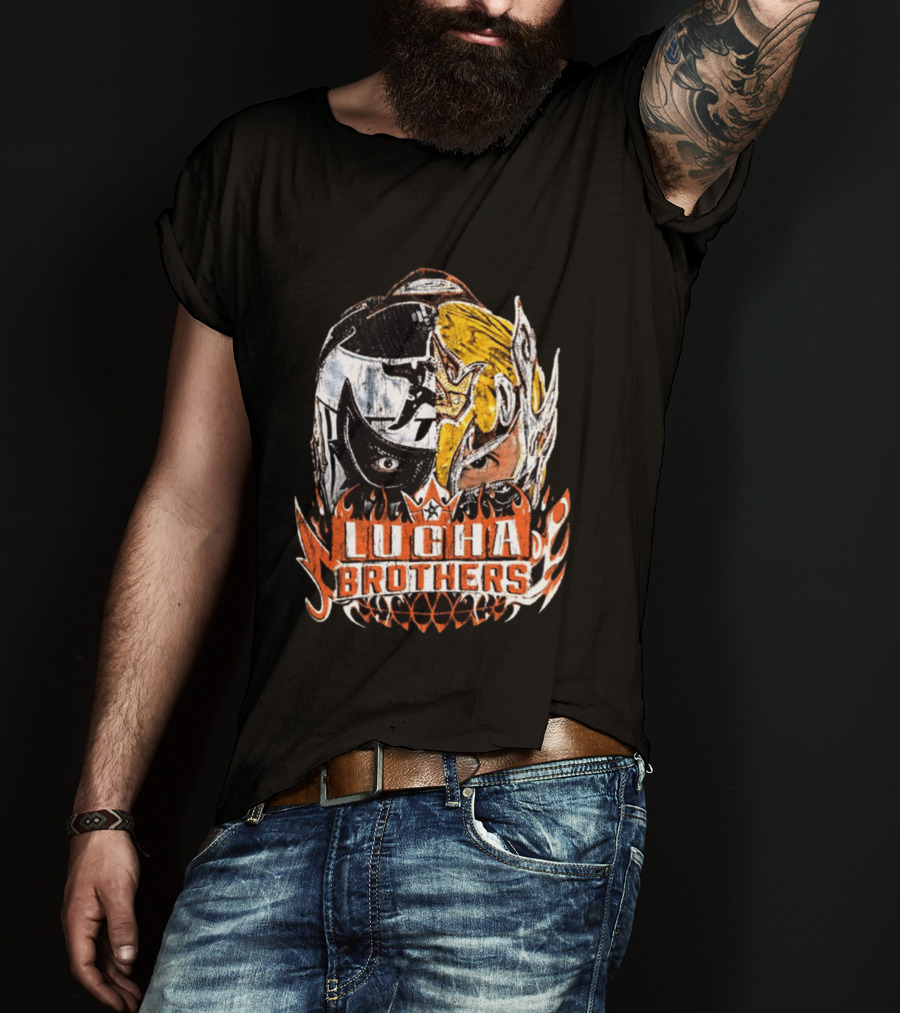 Lucha Brothers Penta Rey Fenix Mask Duo WWE T-Shirt