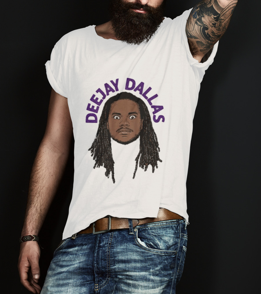 DeeJay Dallas Headshot Illustration Minnesota Football T-Shirt