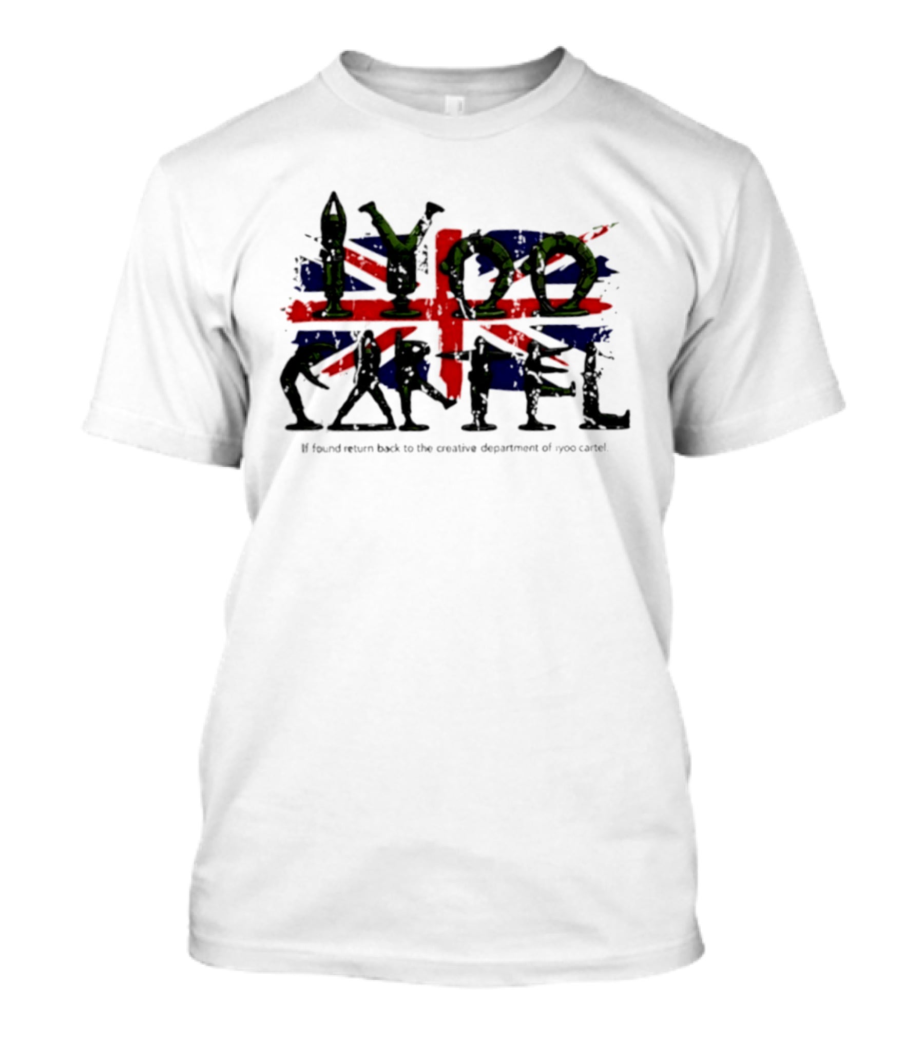 Iyoo Cartel Toy Soldiers Union Jack Flag T-Shirt