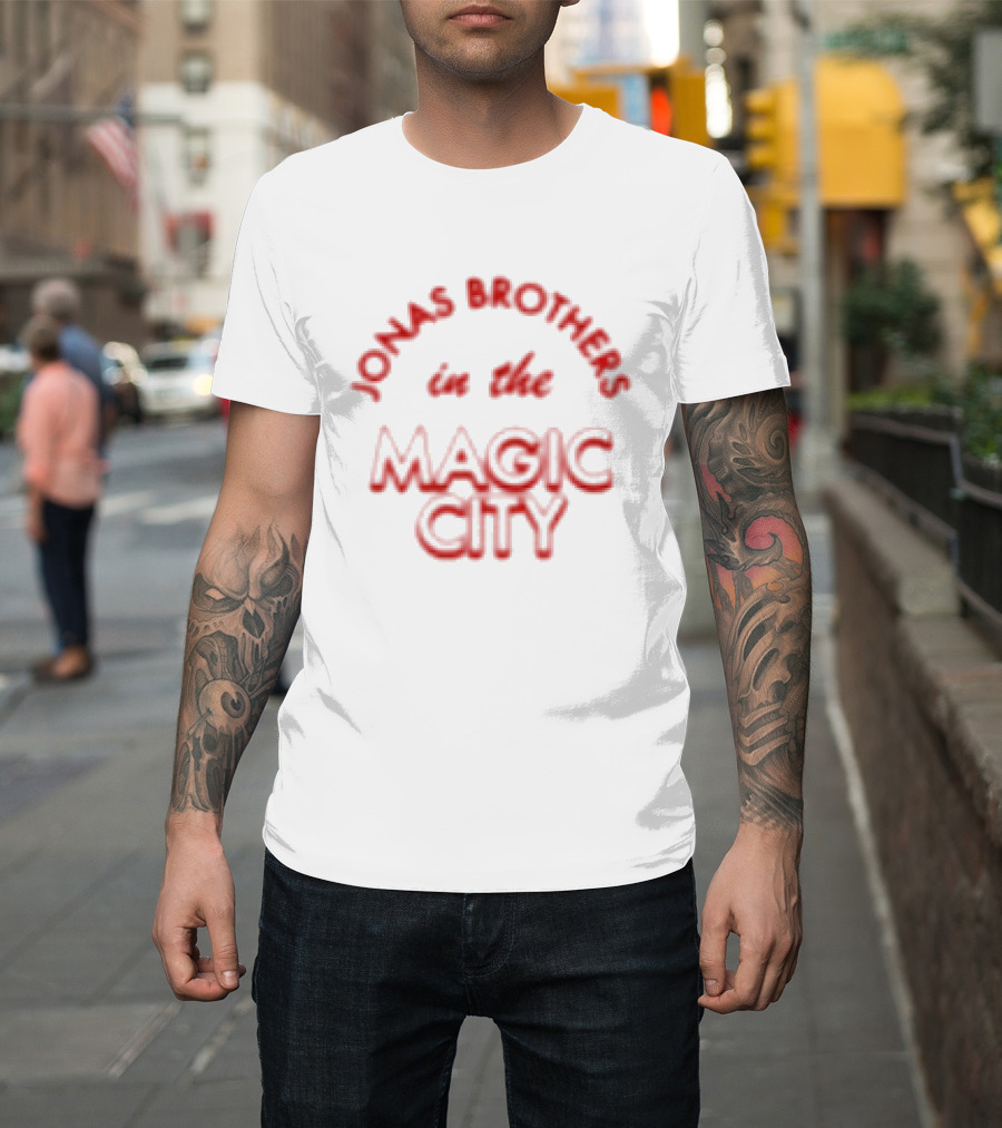 Jonas Brothers Burning Up In The Magic City Birmingham AL T-Shirt
