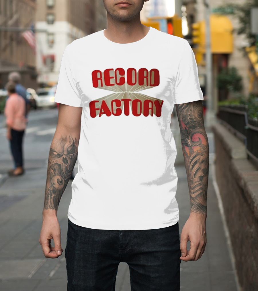 Record Factory Sunnyvale Music Retro Nostalgia T-Shirt