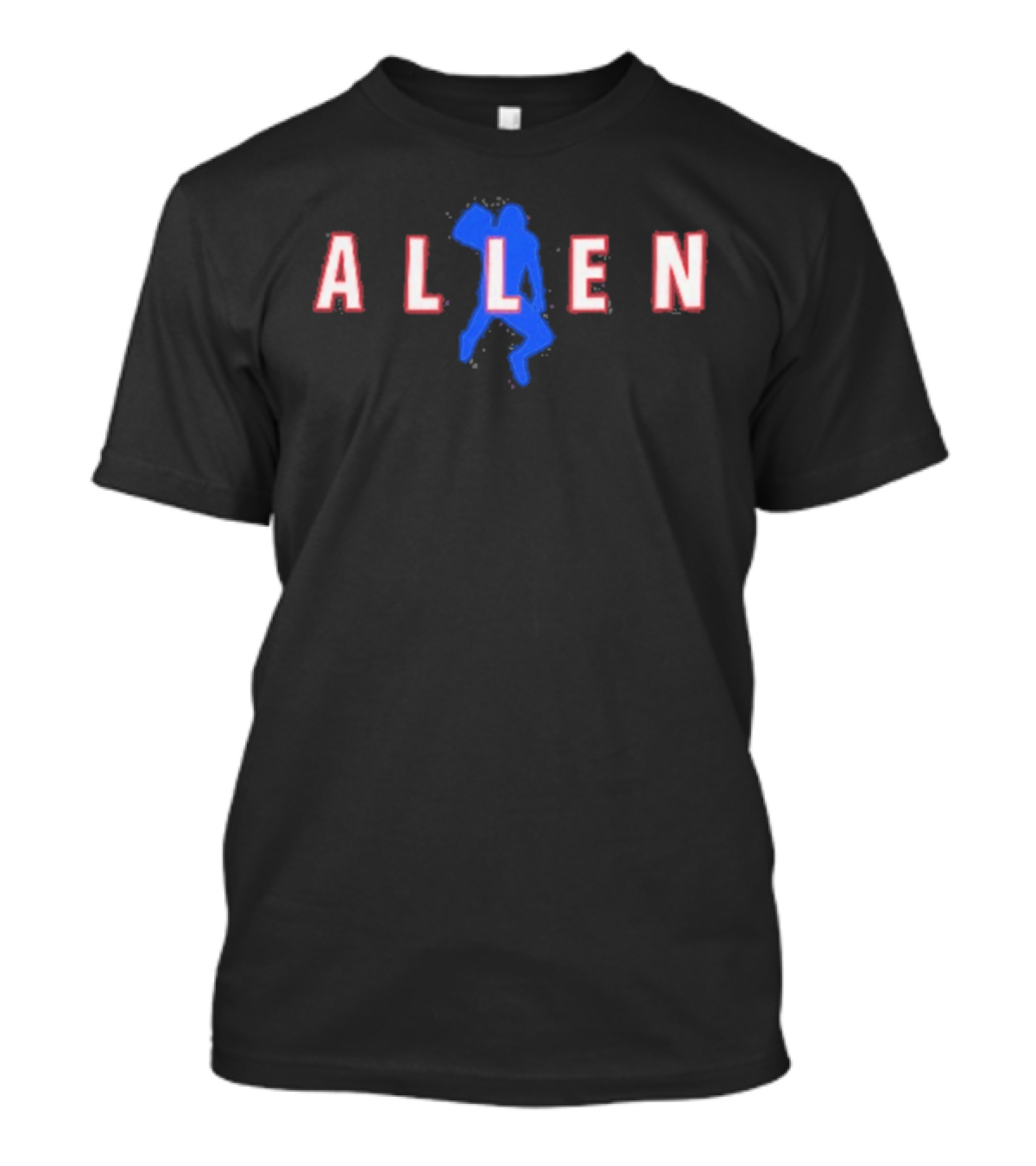 Allen 17 Winter Soldier Football Quarterback Jump T-Shirt