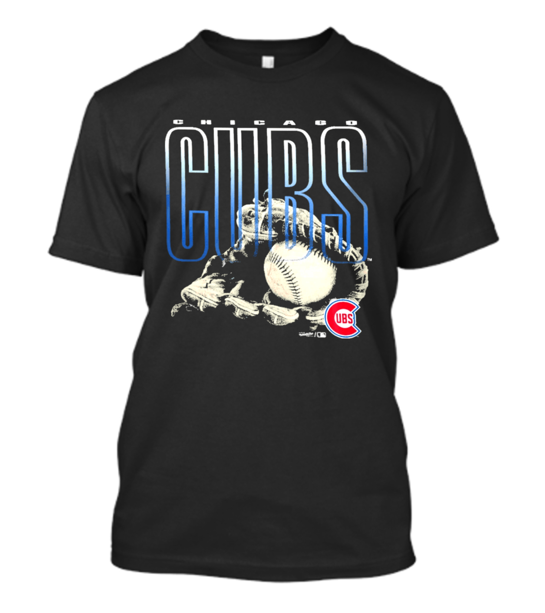 Chicago Cubs Fly Ball Baseball Team Logo Sports Fan T-Shirt