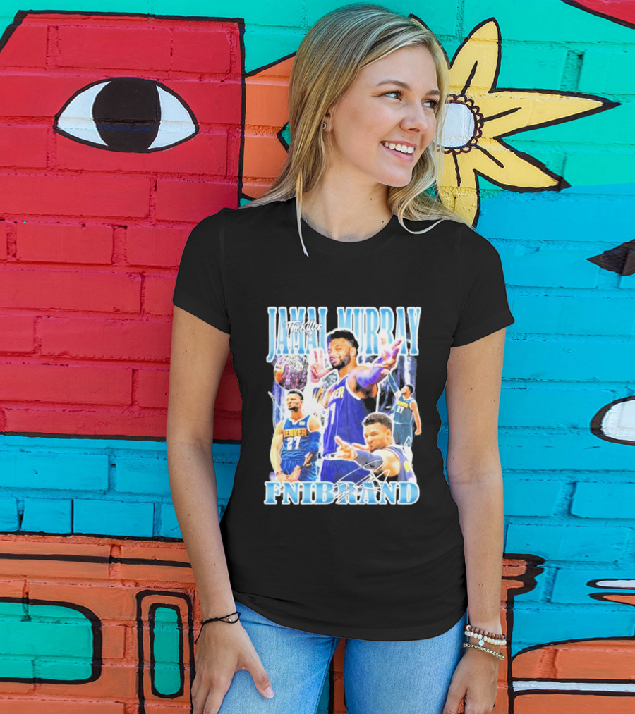 Jamal Murray The Killer Denver Nuggets FNIBRAND Basketball T-Shirt