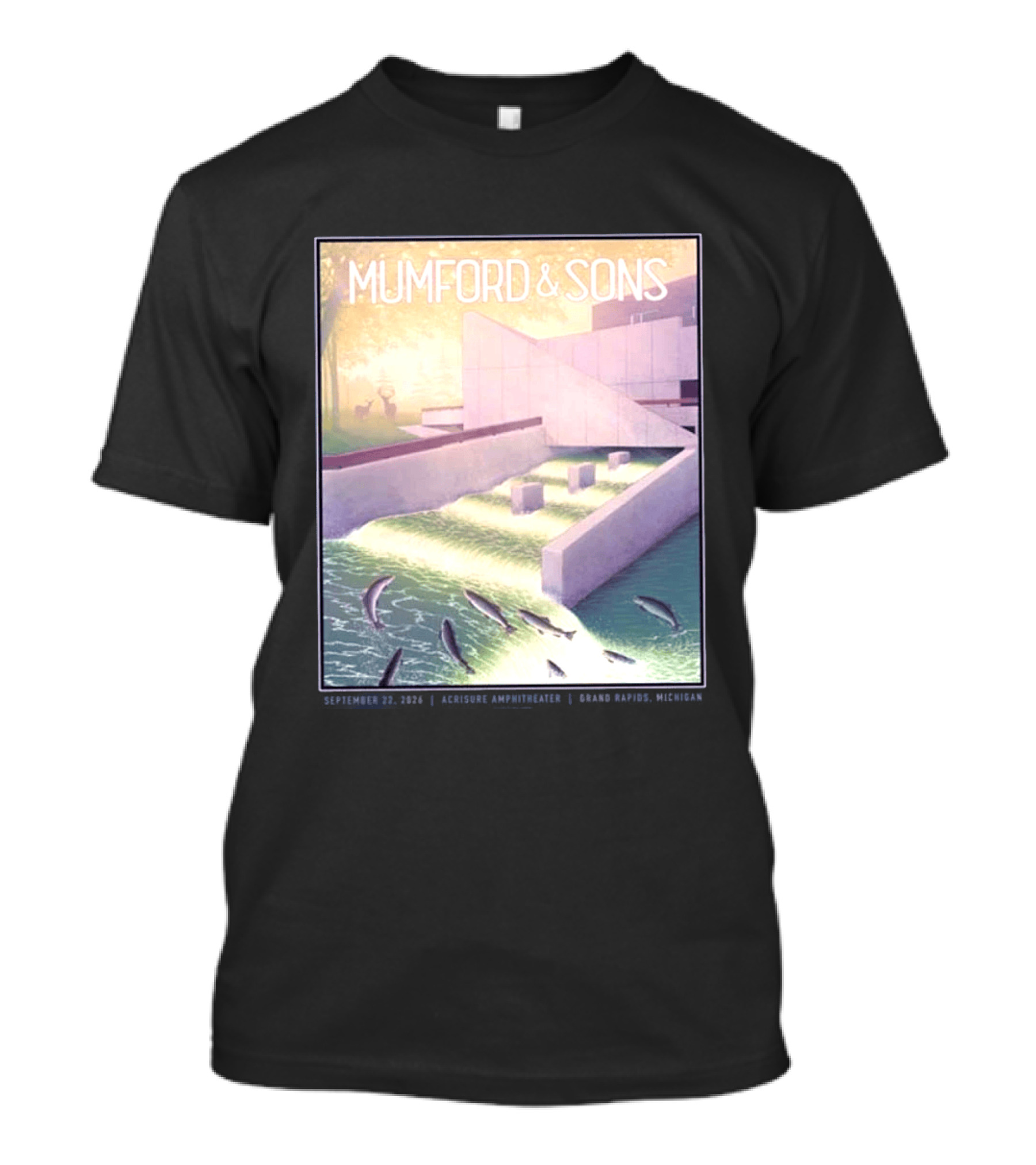 Mumford And Sons September 22 2026 Grand Rapids Acrisure Amphitheater Event T-Shirt