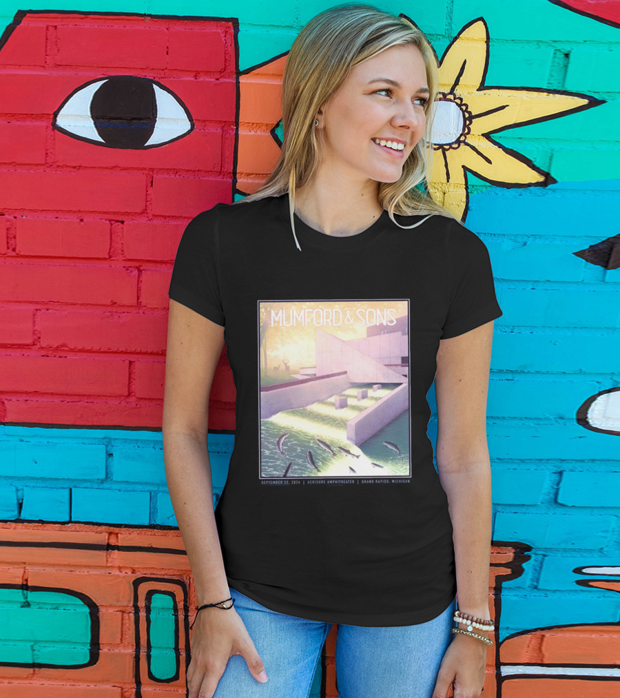 Mumford And Sons September 22 2026 Grand Rapids Acrisure Amphitheater Event T-Shirt