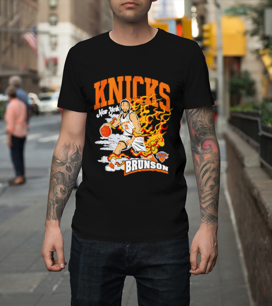 Knicks Jalen Brunson Fired Up New York Knicks T-Shirt