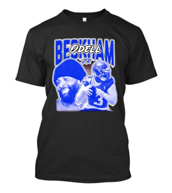 Odell Beckham Jr New York Giants Beckham JR Football Helmets Sports T-Shirt