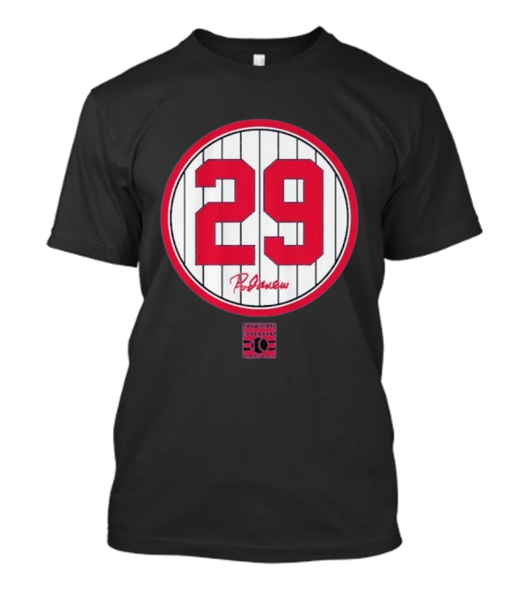 Rod Carew 29 Baseball Hall Of Fame Signature Number T-Shirt