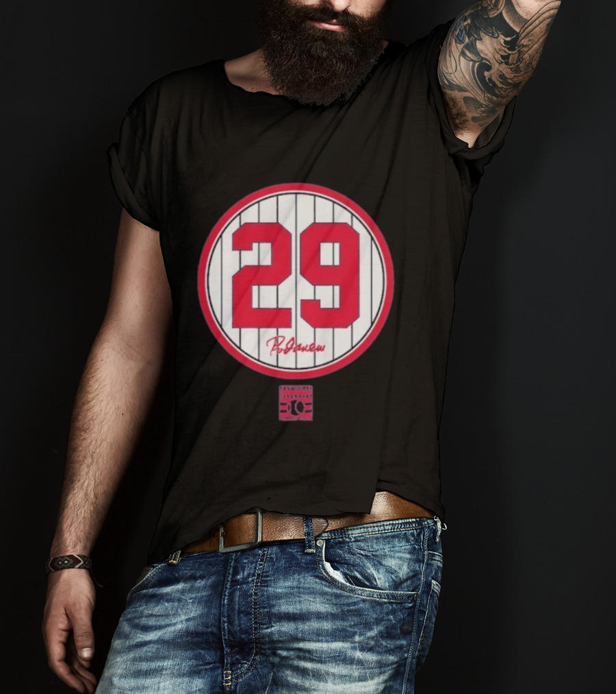 Rod Carew 29 Baseball Hall Of Fame Signature Number T-Shirt