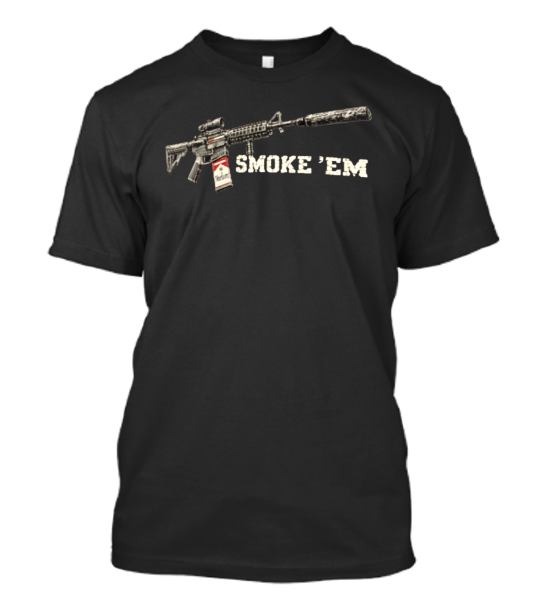 Marlboro Smoke 'em Rifle Pack T-Shirt