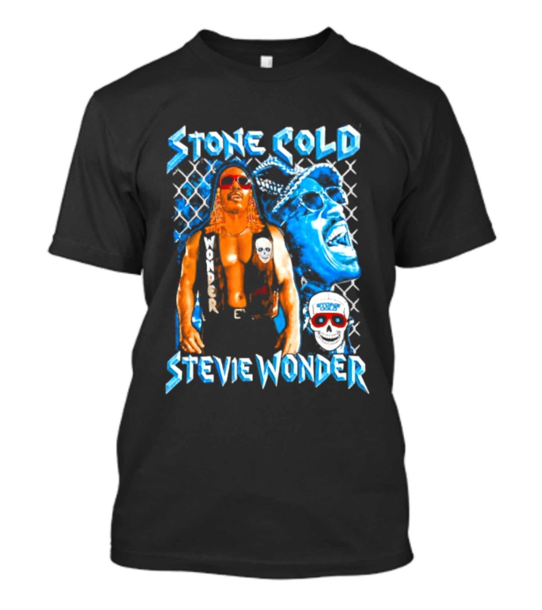 Stone Cold Stevie Wonder Iconic Mashup Legend T-Shirt