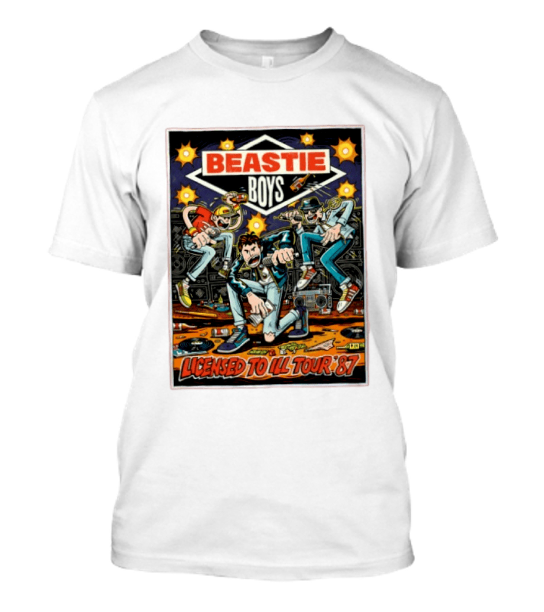 Beastie Boys Licensed To Ill Tour ’87 T-Shirt
