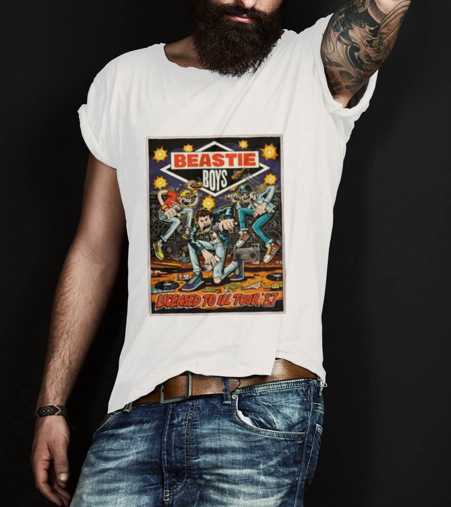 Beastie Boys Licensed To Ill Tour ’87 T-Shirt