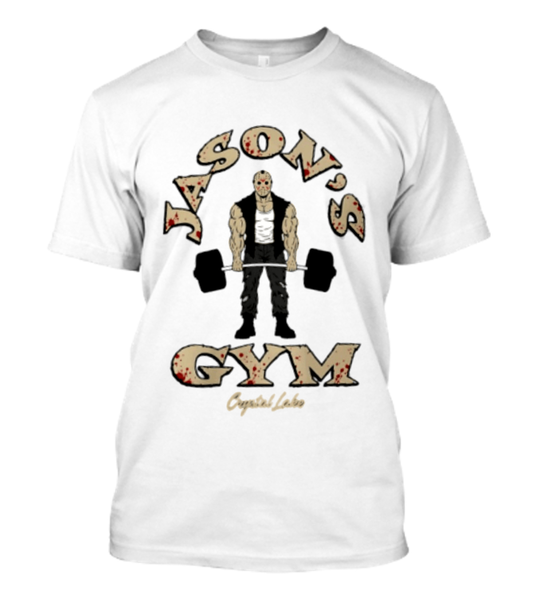 Jason's Gym Crystal Lake Voorhees Fitness Strength T-Shirt