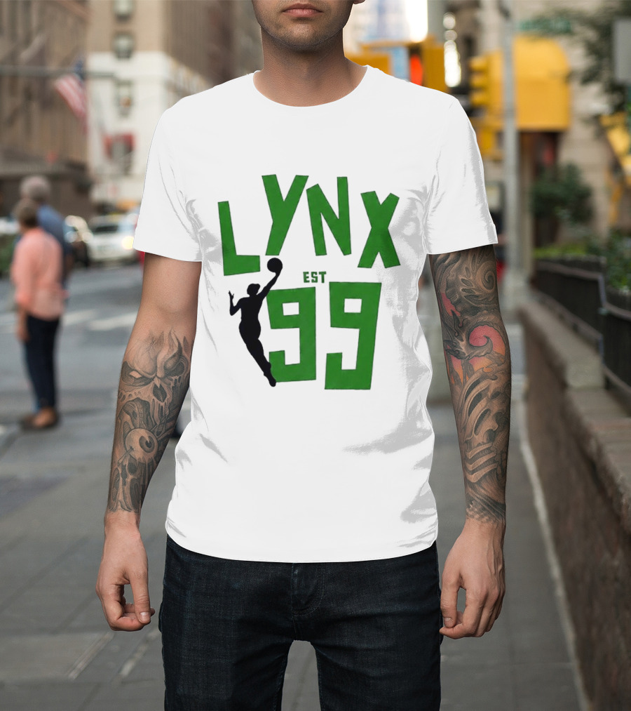 Lynx EST 99 Green Basketball T-Shirt