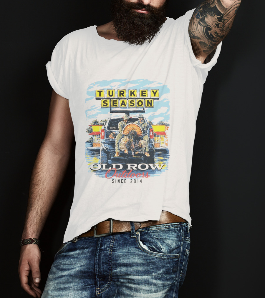 Turkey Season Old Row Outdoors Since 2014 T-Shirt