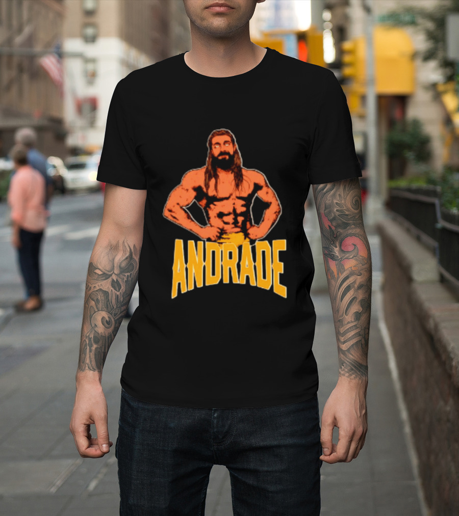 Andrade AEW Wrestling Lucha Libre Iconic Pose T-Shirt