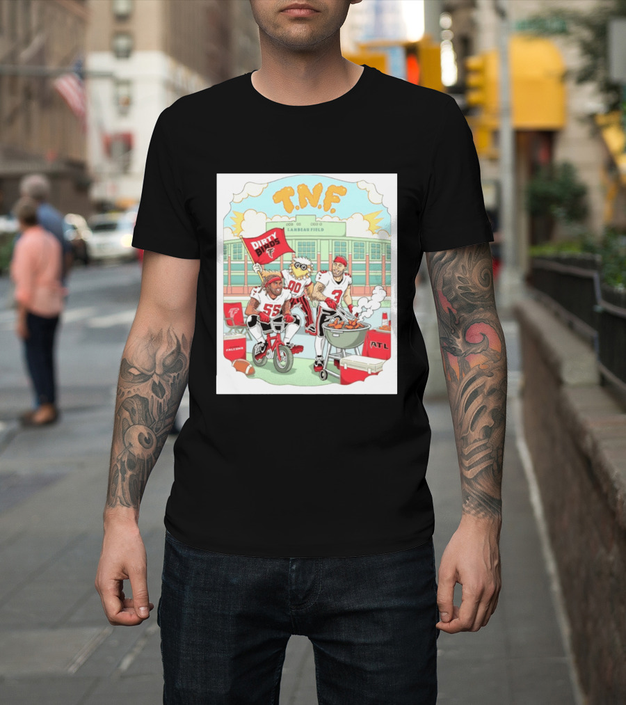 Atlanta Falcons Dirty Birds TNF Lambeau Field Tailgate Cooking T-Shirt